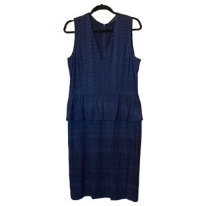 BCBG Navy Blue/Black Pencil Dress- Size L